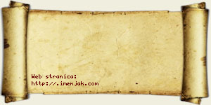 Olga Jović vizit kartica